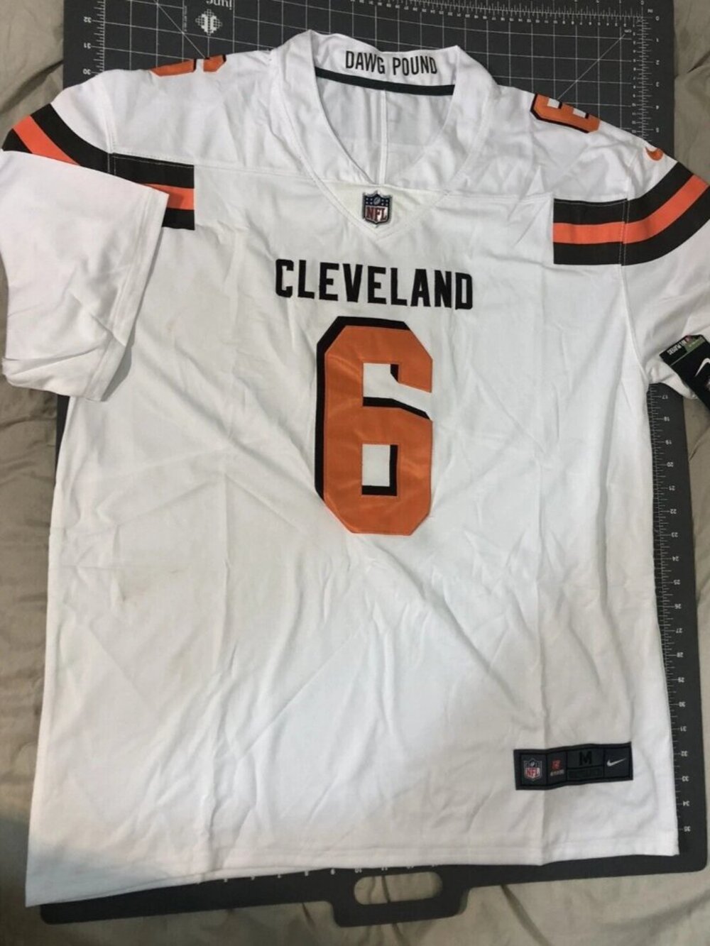 NIKE Cleveland Browns Baker Mayfield #7 NFL Players Jersey-Stitched Sz M